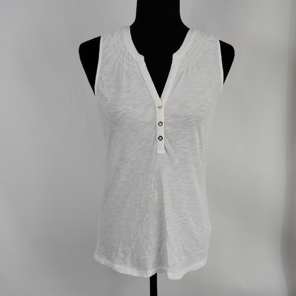 Lilly Pulitzer Essie Top In Resort White